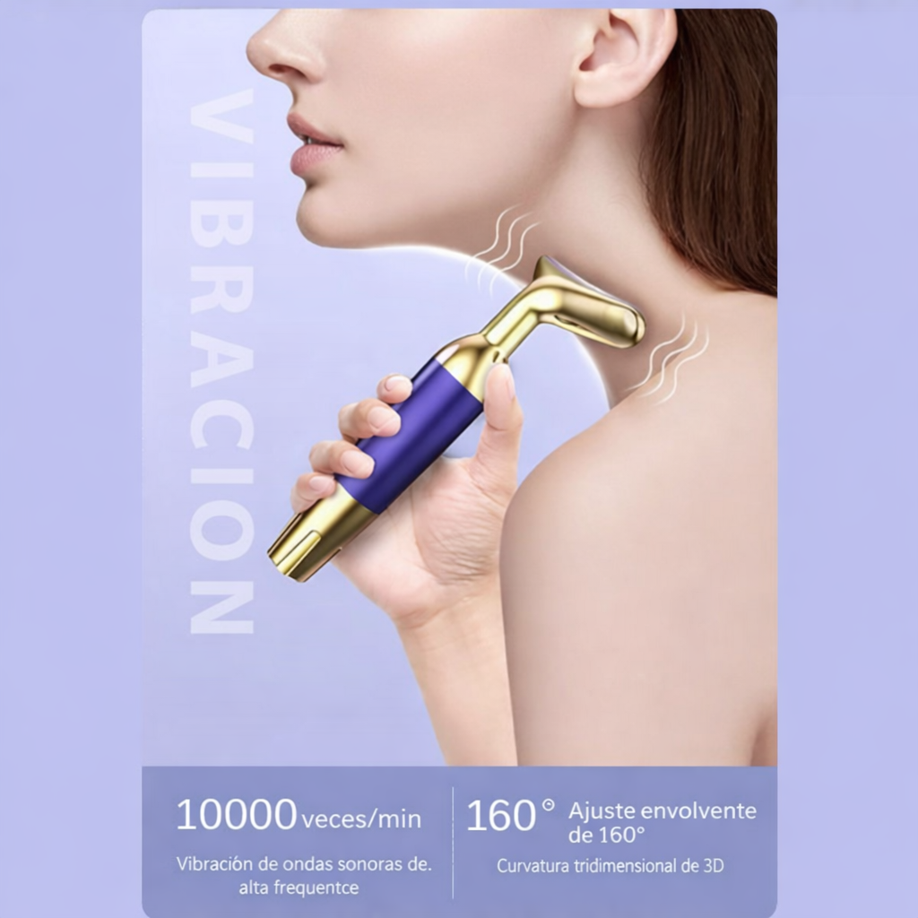 Máscara LED + Masajeador vibrador