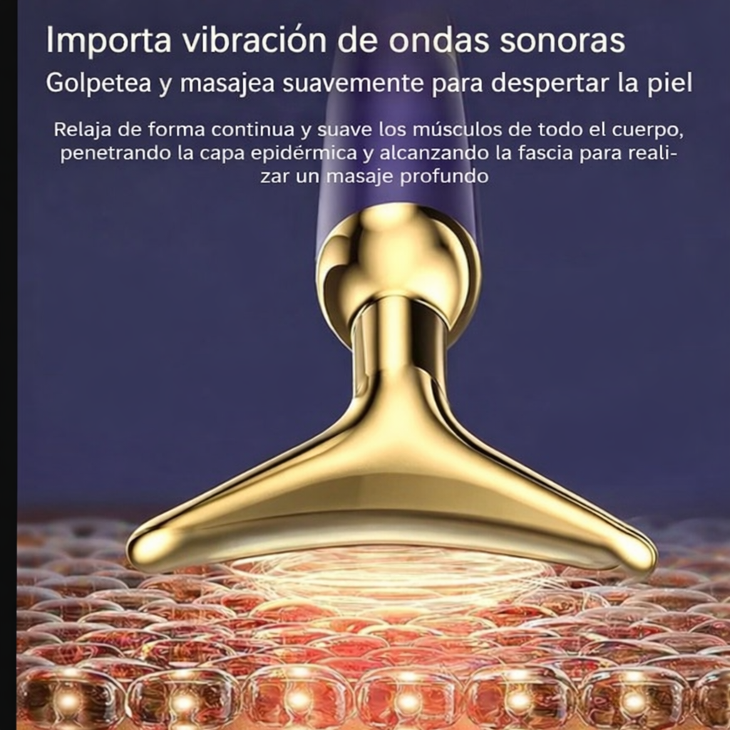 Máscara LED + Masajeador vibrador